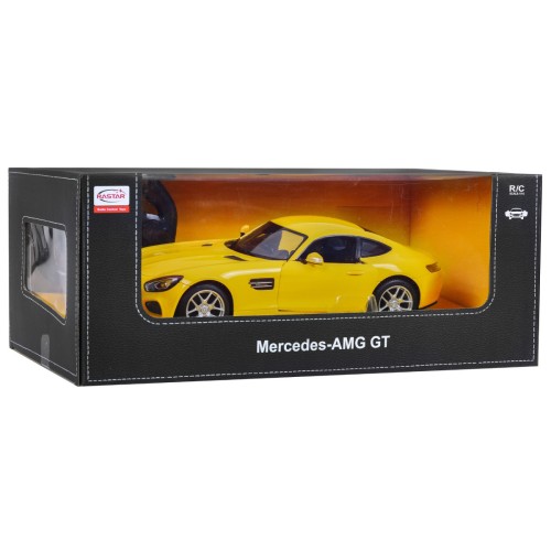 Autko R C Mercedes AMG GT Żółty 1 14 RASTAR