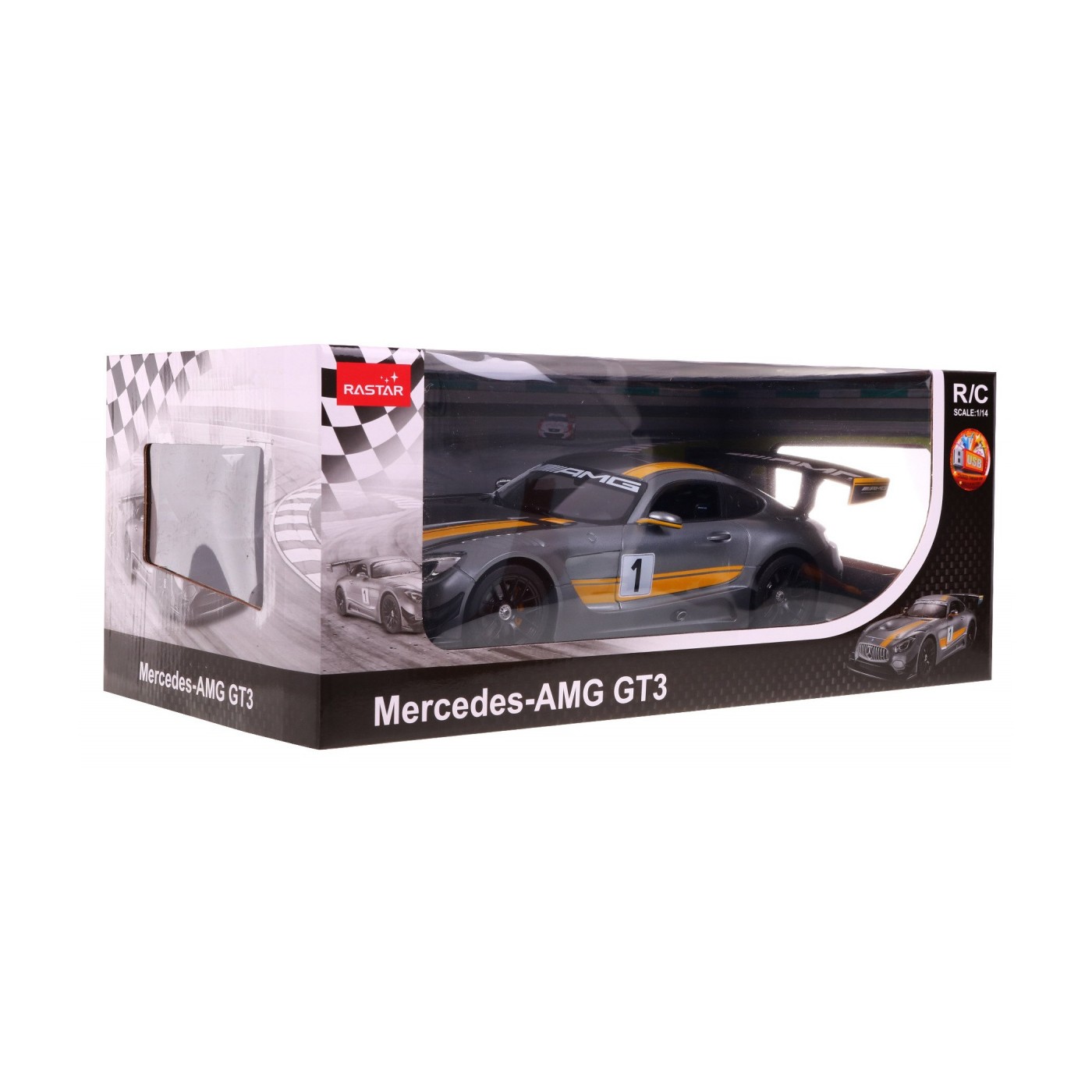 R/C Mercedes AMG GT3 1:14 RASTAR