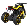 Motor Future na akumulator dla dzieci Żółty + Panel audio + Wolny Start + Koła EVA