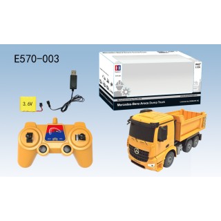 Autko R/C Mercedes-Benz Actros 2.4G Wywrotka Double E