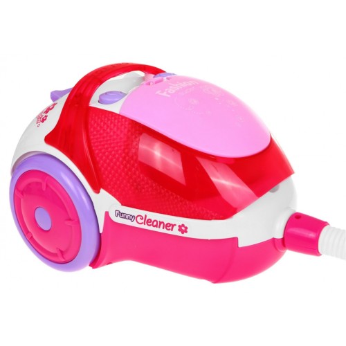 Różowy Odkurzacz dla dzieci 3+ Efekty Świetlne Dźwiękowe + Funkcja wciągania + Styropianowe kuleczki