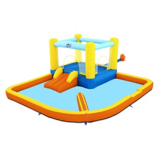 Dmuchany Plac zabaw Park wodny dla dzieci 3-8 lat BESTWAY 365x340x152cm + Jumping + Zjeżdżalnia