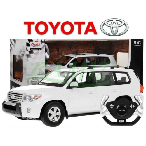 Autko R C Toyota Land Cruiser Biały 1 16 Rastar