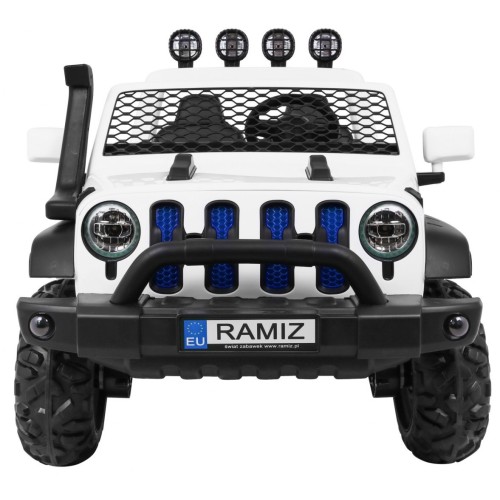 Auto terenowe AllRoad dla 2 dzieci Biały + Napęd 4x4 + Pilot
