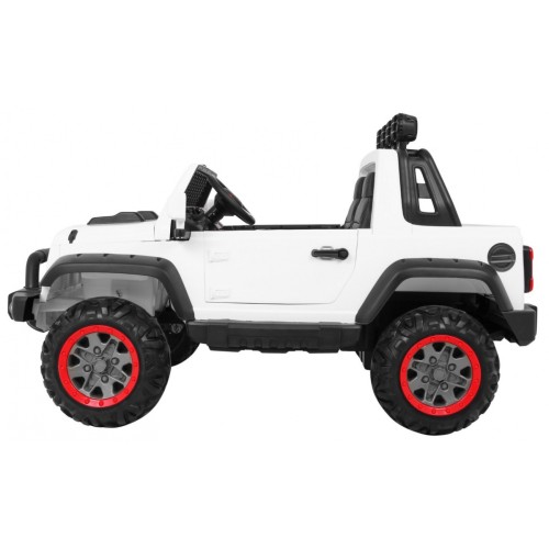 Auto terenowe AllRoad dla 2 dzieci Biały + Napęd 4x4 + Pilot