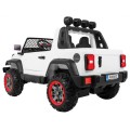 Auto terenowe AllRoad dla 2 dzieci Biały + Napęd 4x4 + Pilot