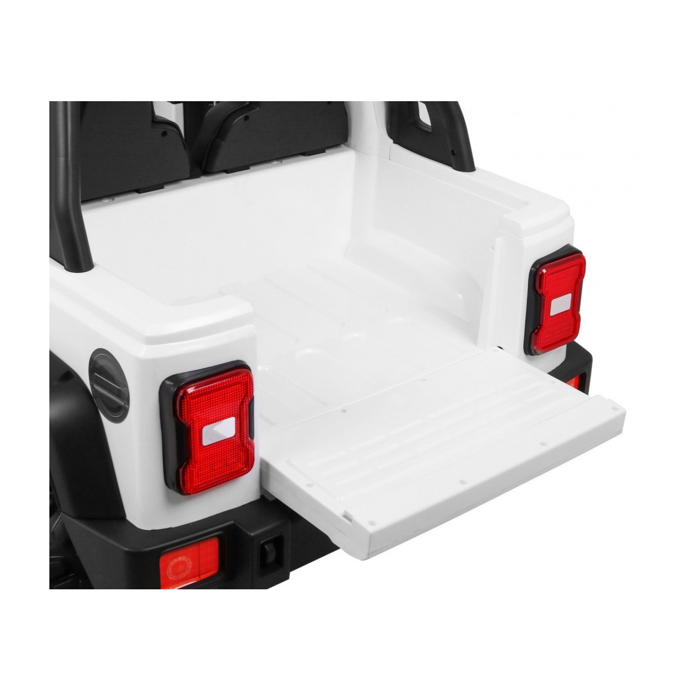 Auto terenowe AllRoad dla 2 dzieci Biały + Napęd 4x4 + Pilot + Wolny Start + MP3 LED