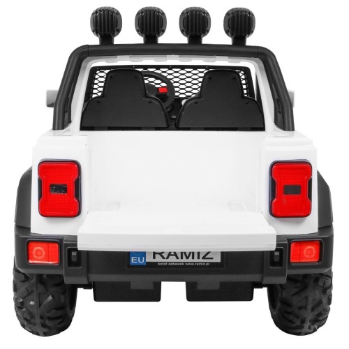 Auto terenowe AllRoad dla 2 dzieci Biały + Napęd 4x4 + Pilot