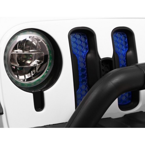 Auto terenowe AllRoad dla 2 dzieci Biały + Napęd 4x4 + Pilot
