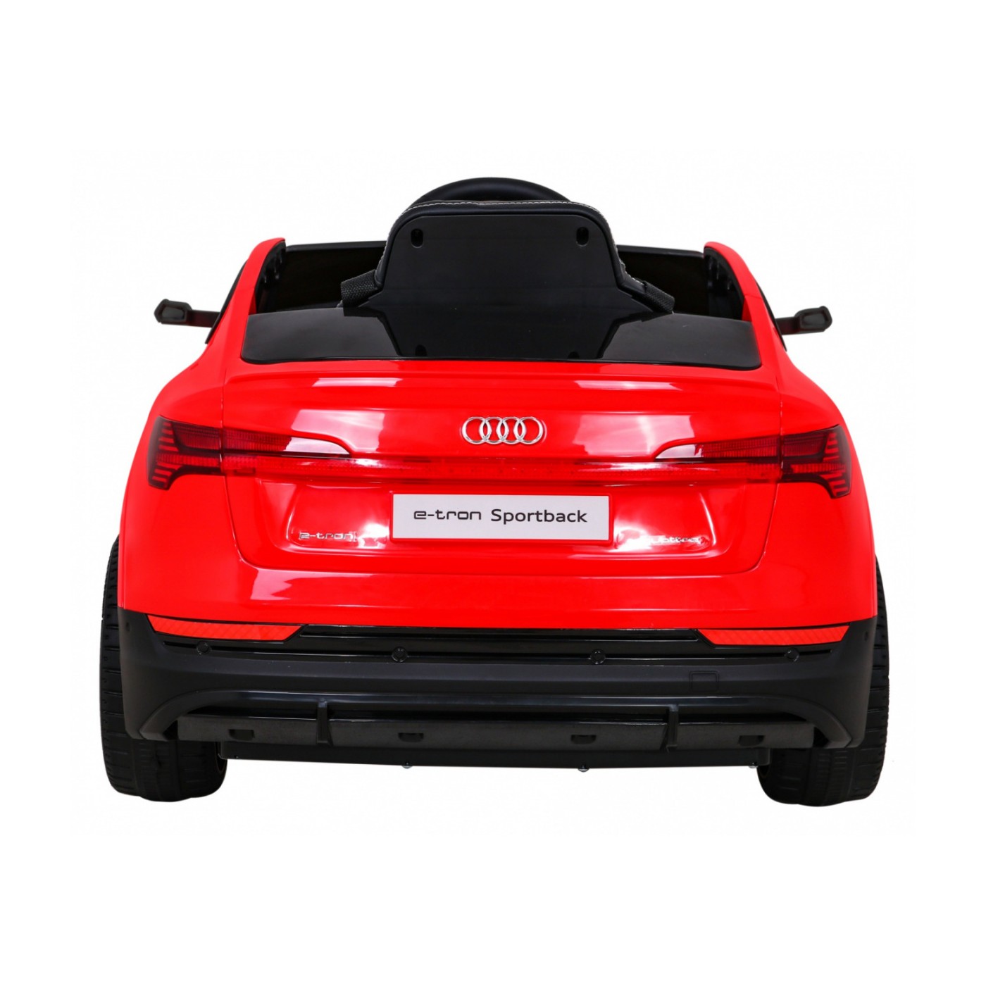 Audi E-Tron Sportback dla dzieci Czerwony + Pilot + Napęd 4x4 + Wolny Start + Radio MP3 + LED