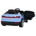 Audi E-Tron Sportback dla dzieci Niebieski + Pilot + Napęd 4x4 + Wolny Start + Radio MP3 + LED