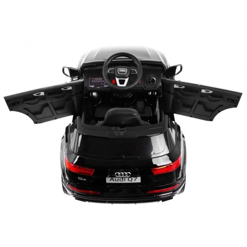 Audi Q7 Quattro S-Line na akumulator Czarny + Pilot + Wolny Start + EVA + Radio MP3 LED