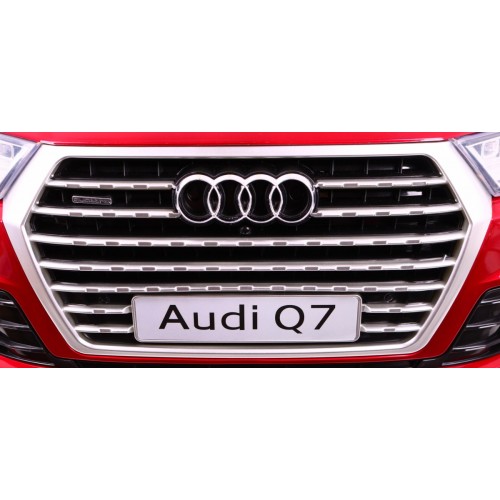 Audi Q7 Quattro S-Line na akumulator Czerwony + Pilot + Wolny Start + EVA + Radio MP3 LED