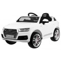 Audi Q7 Quattro S-Line na akumulator Lakier Biały + Pilot + Wolny Start + EVA + Radio MP3