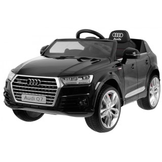 Audi Q7 Quattro S-Line na akumulator Lakier Czarny + Pilot + Wolny Start + EVA + Radio MP3