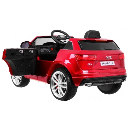 Audi Q7 Quattro S-Line na akumulator Lakier Czerwony SUV + Pilot