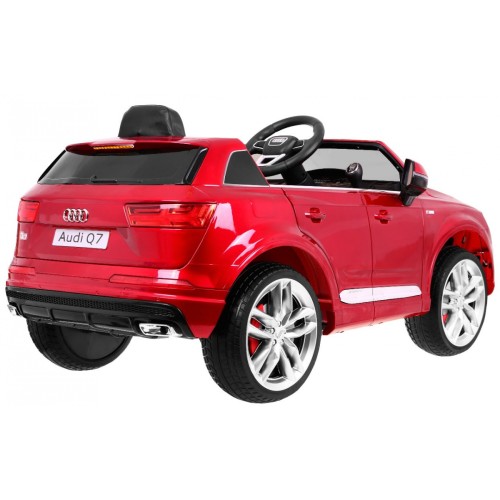 Audi Q7 Quattro S-Line na akumulator Lakier Czerwony SUV + Pilot