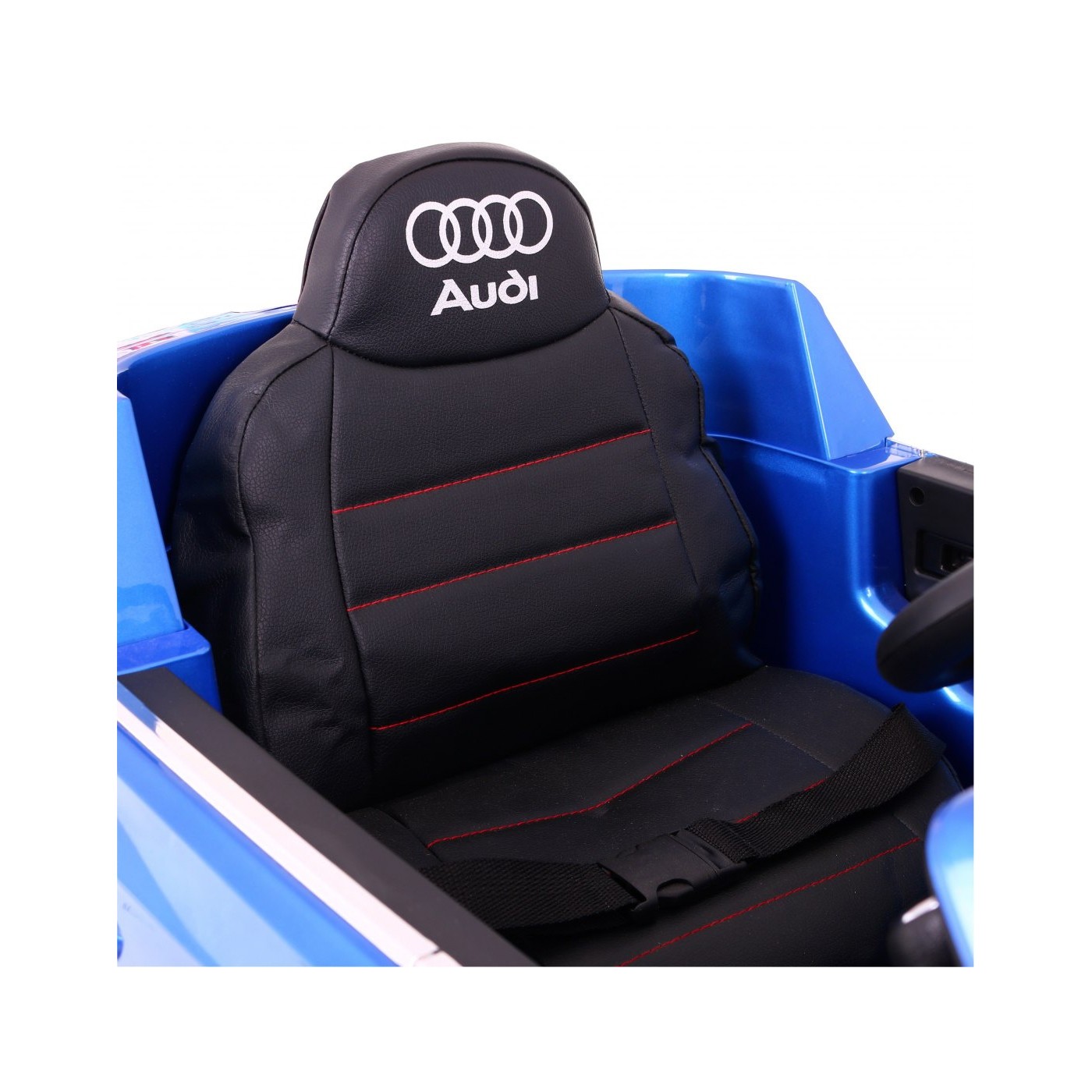 Audi Q7 Quattro S-Line na akumulator Niebieski + Pilot + Wolny Start + EVA + Radio MP3 LED