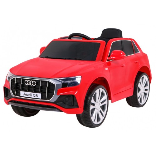 Audi Q8 Lift na akumulator dla dzieci Czerwony SUV + Pilot