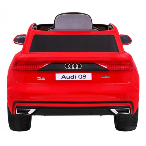 Audi Q8 Lift na akumulator dla dzieci Czerwony SUV + Pilot