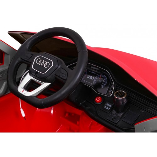 Audi Q8 Lift na akumulator dla dzieci Czerwony + Pilot + EVA + Wolny Start + MP3 USB + LED