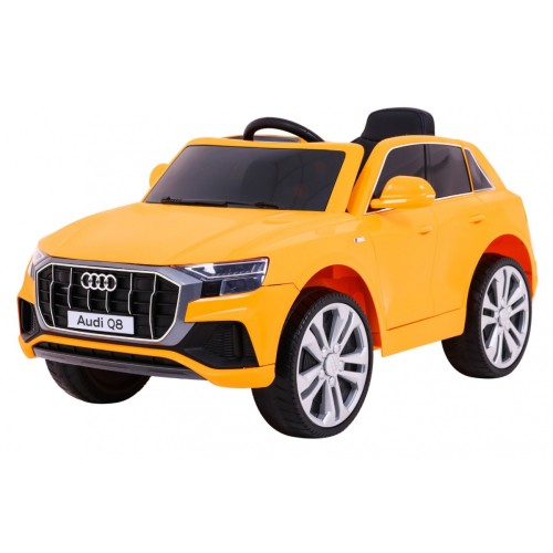 Audi Q8 Lift, SUV na akumulator dla dzieci Żółty + Pilot