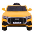 Audi Q8 Lift na akumulator dla dzieci Żółty + Pilot + EVA + Wolny Start + MP3 USB + LED