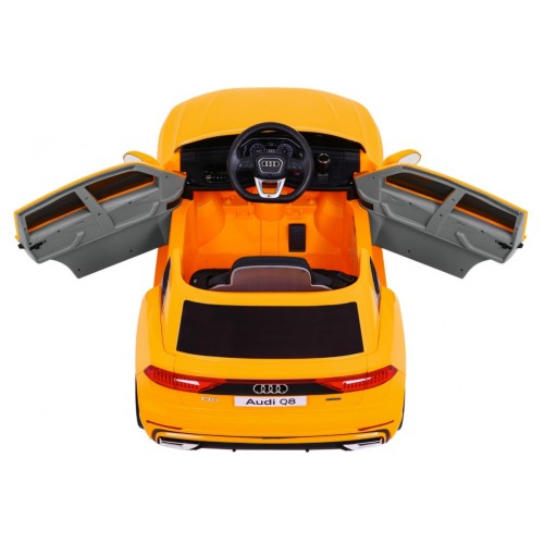 Audi Q8 Lift, SUV na akumulator dla dzieci Żółty + Pilot