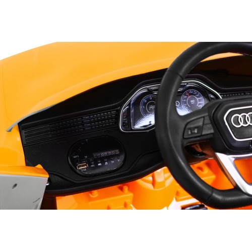 Audi Q8 Lift, SUV na akumulator dla dzieci Żółty + Pilot