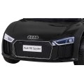 Audi R8 na akumulator dla dzieci Czarny + Pilot + EVA + Wolny Start + MP3 LED