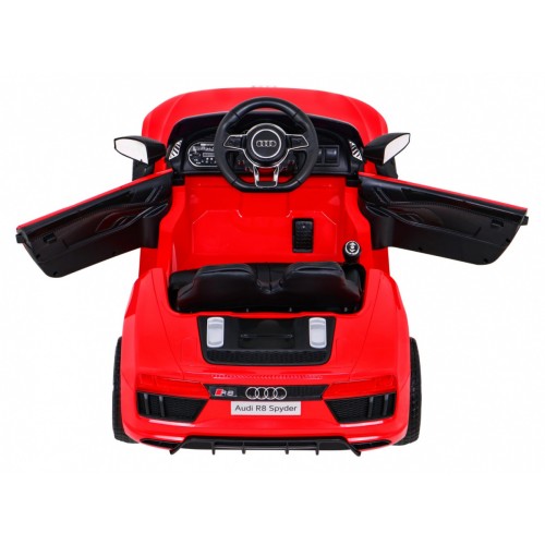 Audi R8 na akumulator dla dzieci Czerwony + Pilot + EVA + Wolny Start + MP3 LED
