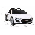 Audi R8 LIFT Samochodzik na akumulator Biały + Pilot + Koła EVA + MP3 + LED