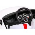 Audi R8 LIFT Samochodzik na akumulator Biały + Pilot + Koła EVA + MP3 + LED