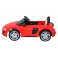 Audi R8 LIFT Samochodzik na akumulator Czerwony