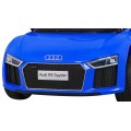 Audi R8 na akumulator dla dzieci Niebieski + Pilot + EVA + Wolny Start + MP3 LED