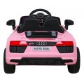 Audi R8 na akumulator dla dzieci Różowy + Pilot + EVA + Wolny Start + MP3 LED