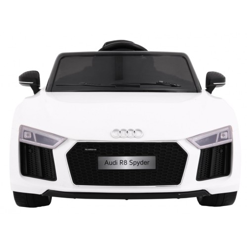 Audi R8 Spyder na akumulator Biały + Pilot