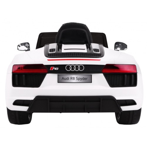 Audi R8 Spyder na akumulator Biały + Pilot