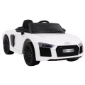Audi R8 Spyder na akumulator Biały + Pilot