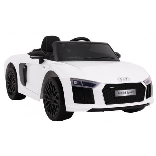 Audi R8 Spyder na akumulator Biały + Pilot