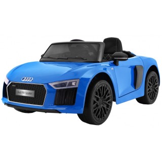Audi R8 Spyder na akumulator Lakier Niebieski + Pilot