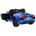 Audi R8 Spyder na akumulator Lakier Niebieski + Pilot