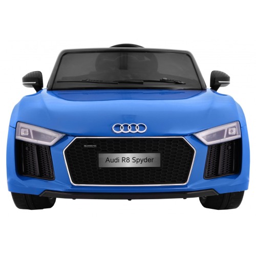 Audi R8 Spyder na akumulator Lakier Niebieski + Pilot