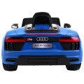 Audi R8 Spyder na akumulator Lakier Niebieski + Pilot