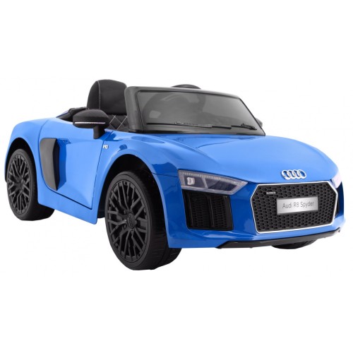 Audi R8 Spyder na akumulator Lakier Niebieski + Pilot