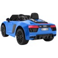 Audi R8 Spyder na akumulator Lakier Niebieski + Pilot