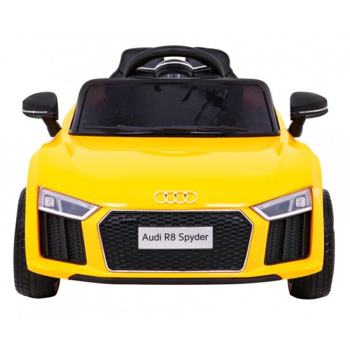 Audi R8 na akumulator dla dzieci Żółty + Pilot