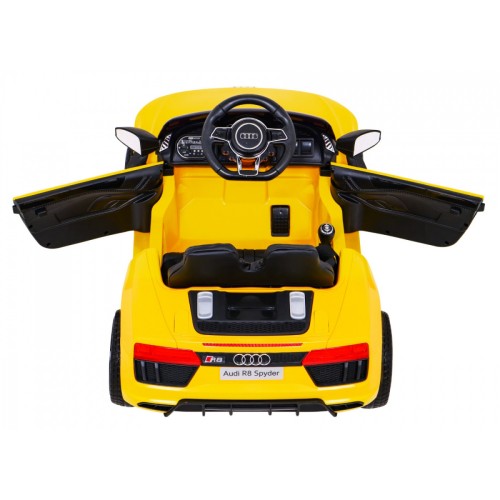 Audi R8 na akumulator dla dzieci Żółty + Pilot