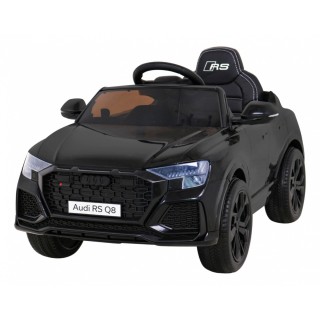 Audi RS Q8 Autko na akumulator Czarny + Pilot + Wolny Start + EVA + LED + MP3 USB
