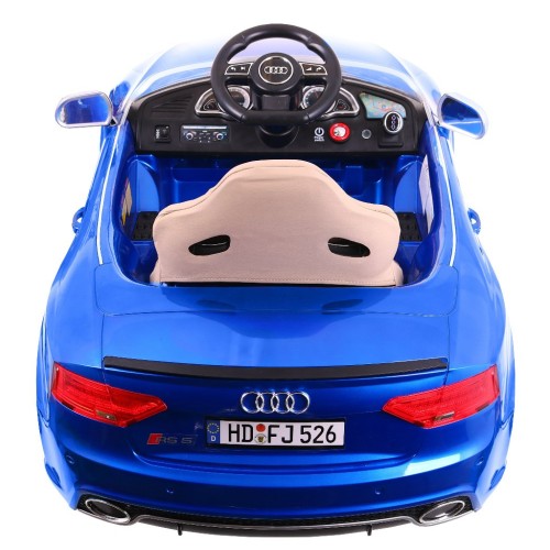 Pojazd Audi RS5 Miękkie Siedzenie 2 4G Lakierowny Niebieski